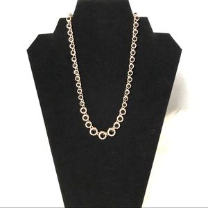Express Gold and Black Elegant Round Necklace
